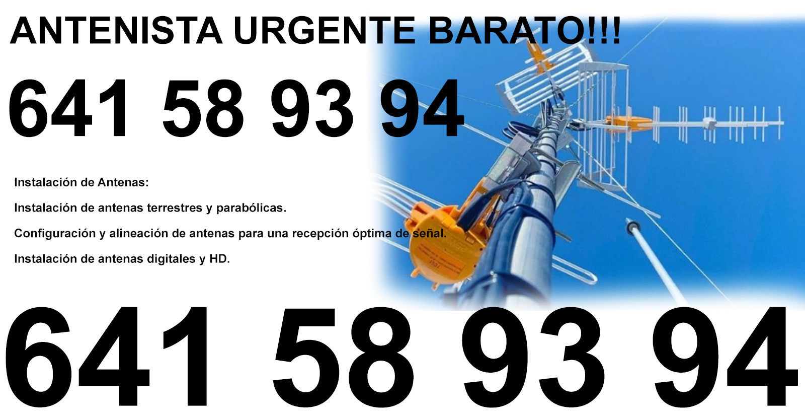 reparación e instalación de Antenas Atapuerca